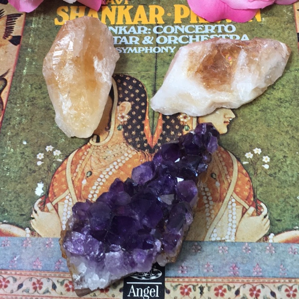 Amethyst Citrine HIGH VIBRATION BUNDLE 3 Pieces - Picture 2 of 6